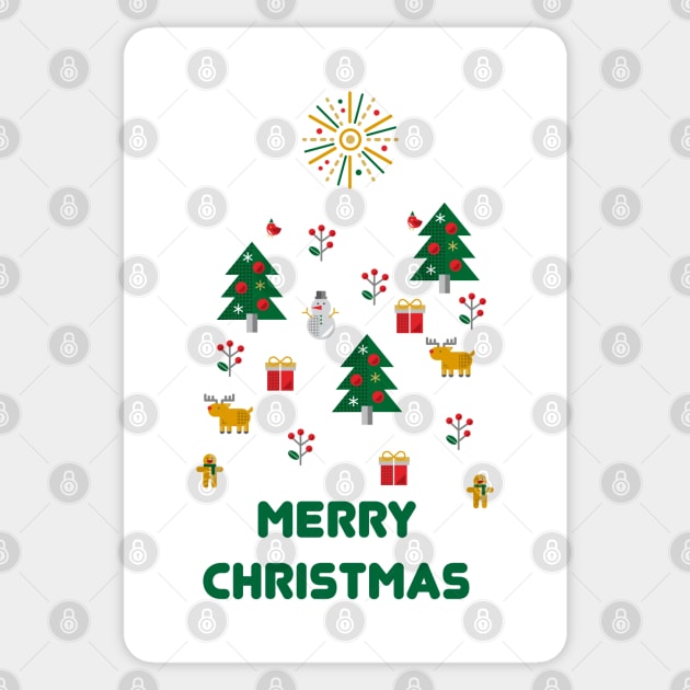 Merry Christmas Sticker by D_Machine